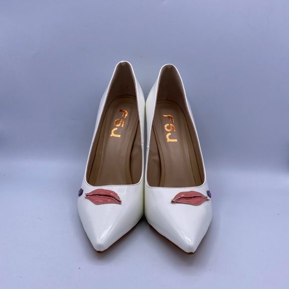FSJ Formal Pointed Toe Pumps High Heel Stilettos - Picture 2 of 8